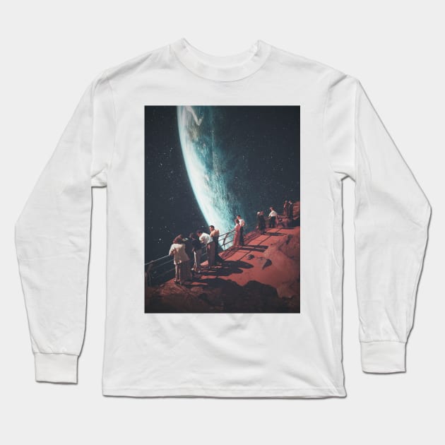 Missing The One We Left Behind Long Sleeve T-Shirt by FrankMoth